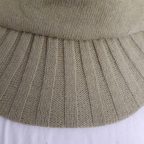 BURBERRY WOOL NOVA QUILT PEAK CAP MED HAT BRIGHT CAPER AUTHENTIC - Picture 7 of 11